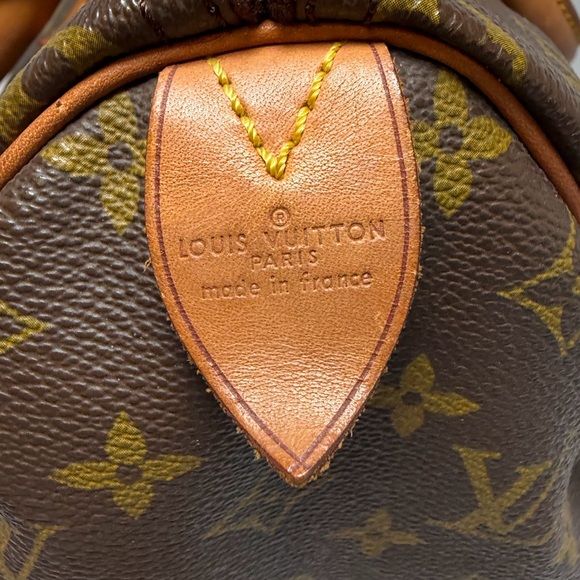 Louis Vuitton Speedy 30 Monogram Vintage Pre Date Code 80s/70s w/COA - Picture 8 of 16